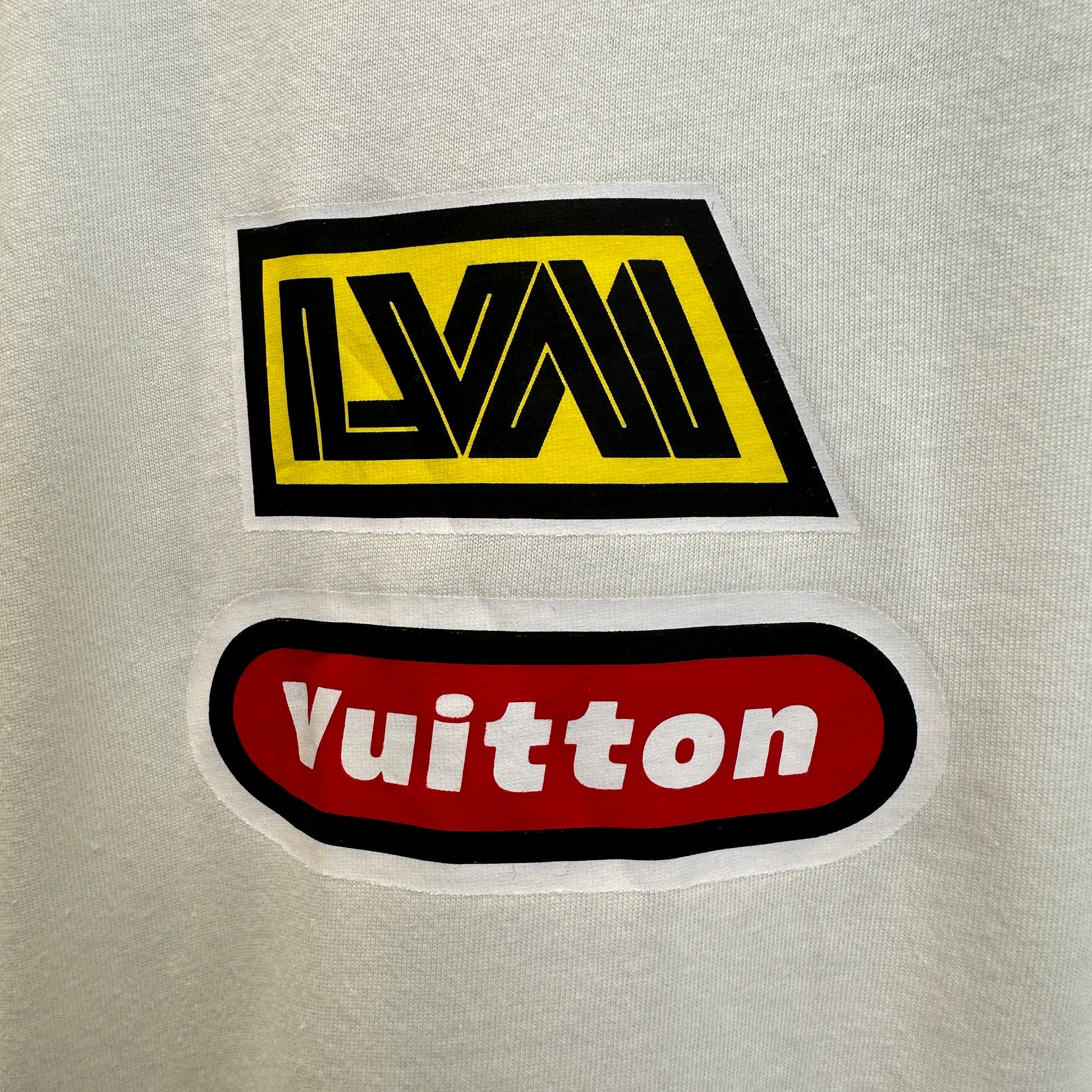 Louis Vuitton Hybrid Cotton T-Shirt Milk White. Size 3L